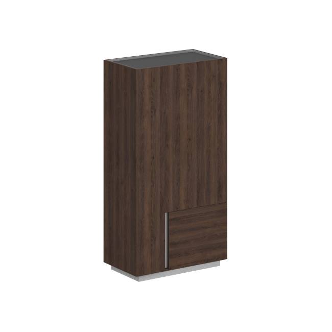 OL-20-15.DT.DT.DT.R / Шкаф 950x550x1520, правый / корпус: дуб табак, фасады: дуб табак