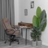 Кресло Комфорт Люкс/Comfort Lux (22) ткань, светло-коричневый, KUB 03 светло-коричневый ткань