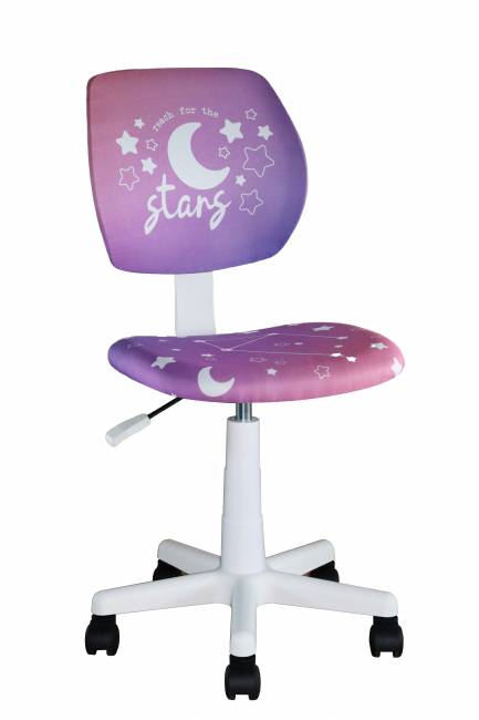 Кресло компьютерное детское ЛОЛО Starry Night пластик белый
