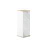 AG.205.WH.AR.GL.L / Шкаф 3 ур. 400х400х1111 со стеклом / корпус: белый, топ/дно: ак.равелло, фасады: стекло