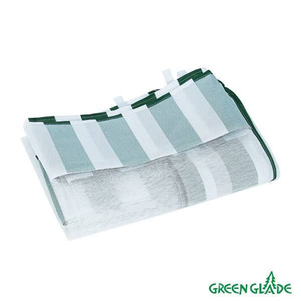 Стенка для садового тента Green Glade 4130 1,95х2,95м полиэстер с москитной сеткой зеленая (20) Стенка для садового тента Green Glade 4130 1,95х2,95м полиэстер с москитной сеткой зеленая (20)