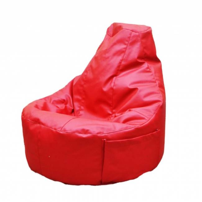 Кресло -мешок Комфорт экокожа , красный Кресло -мешок Комфорт экокожа , красный