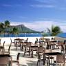 Стол пластиковый плетеный Bali коричневый 940х940х750 мм