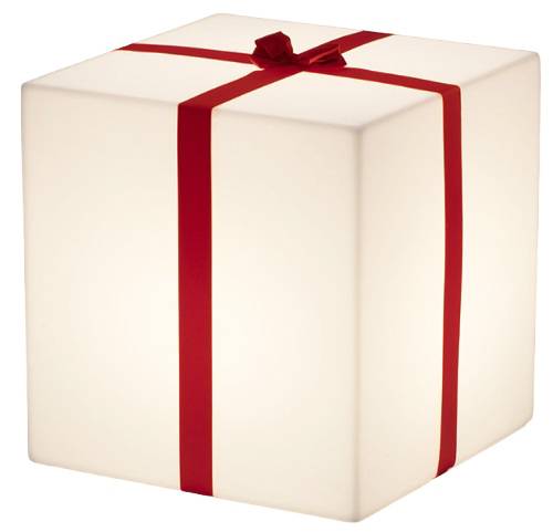 Светильник пластиковый Куб Merry Cubo 30 Lighting LED белый, красный 300х300х300 мм Светильник пластиковый Куб Merry Cubo 30 Lighting LED белый, красный 300х300х300 мм
