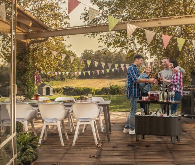 Стол Беви Бар (Bevy Bar Large Cool Bar), графит Стол Беви Бар (Bevy Bar Large Cool Bar), графит
