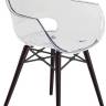 Кресло прозрачное Opal Wox Beech венге, прозрачный 590х590х820 мм