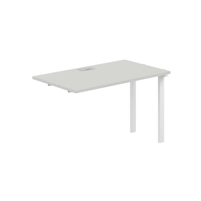 SG.262.SH.63.WH / Секция рабочей станции s-b-s 1200х700х750 / профиль: 60х30 белый; столешница: серый бархат