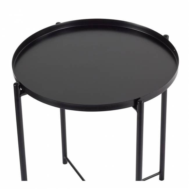Кофейный столик Moon 45x51см, чёрный Кофейный столик Moon 45x51см, чёрный