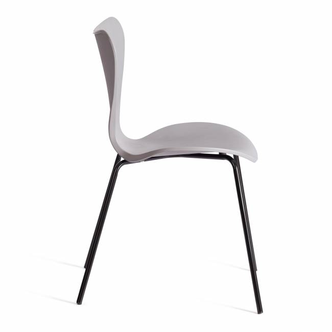 Стул Якобсен/Jacobsen (мод.DC 102-1)/1 шт. в упаковке пластик/металл, 45х54.5х80см, серый/черный серый пластик/металл Стул Якобсен/Jacobsen (мод.DC 102-1)/1 шт. в упаковке пластик/металл, 45х54.5х80см, серый/черный серый пластик/металл