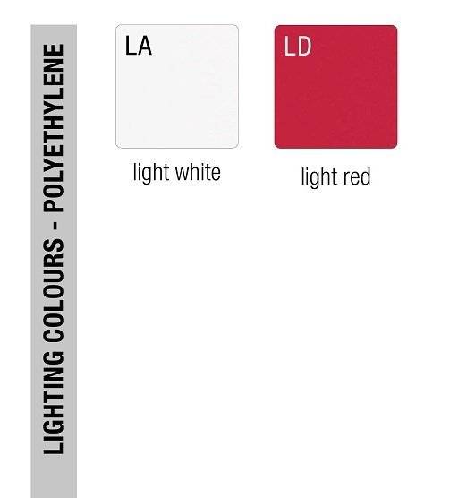 Светильник пластиковый настольный Сердце Love Lighting красный 400х270х380 мм