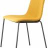 Стул с обивкой Zebra Pop 4 legs антрацит, желтый 540х520х810 мм