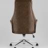 Кресло офисное TopChairs Neoma коричневый экокожа