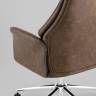 Кресло офисное TopChairs Neoma коричневый экокожа