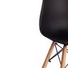 Стул барный Синди Бар Чаир/Cindy Bar Chair (мод.80-1)/1 шт. в упаковке дерево бук/металл/пластик, 50х51х109см, черный 3010/ натуральный черный дерево бук/металл/пластик
