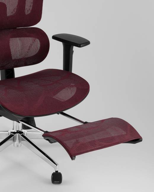 Кресло офисное TopChairs Nimbus бордовый