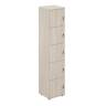 SG.818.OL.OL / Локер 5 ячеек 400х400х1866 / корпус: дуб светлый; фасады: дуб светлый