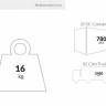 Табурет пластиковый полубарный Tom Bar 65 белый 360х360х650 мм Табурет пластиковый полубарный Tom Bar 65 белый 360х360х650 мм