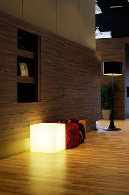 Светильник пластиковый Куб Cubo 20 Lighting IN белый 200х200х200 мм