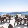 Подстолье пластиковое плетеное Ibiza Legs Small коричневый 580х580х725 мм