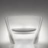 Кресло пластиковое светящееся Rap Chair Lighting белый 1150х780х750 мм