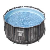 Каркасный бассейн Steel Pro Max 366х100см, 9150л, фил.-насос 2006л/ч, лестница