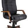 Кресло Everprof Atlant Wood (Атлант Вуд) M Экокожа Черный