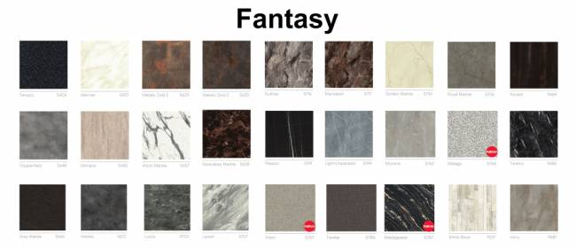 Столешница прямоугольная Werzalit Fantasy металл 800х1400х21 мм Столешница прямоугольная Werzalit Fantasy металл 800х1400х21 мм
