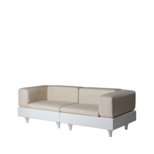 Диван пластиковый с подушками Happylife Standard 2400х900х810 мм