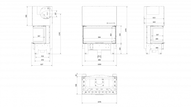 Топка Kratki PRO NBC 15
