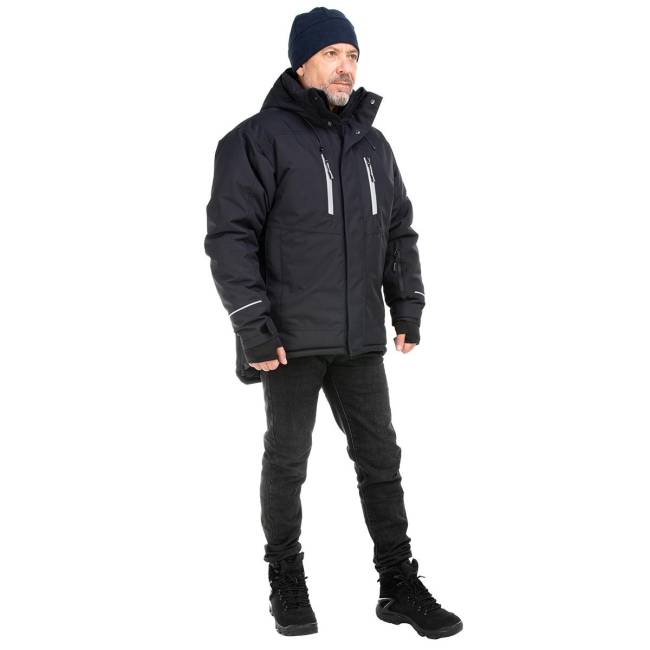 Куртка зимняя АРКТИКА, 15/15 К, цв. черный, Шелтер р.М (T-N-AJ-М-48/176-B) NISUS