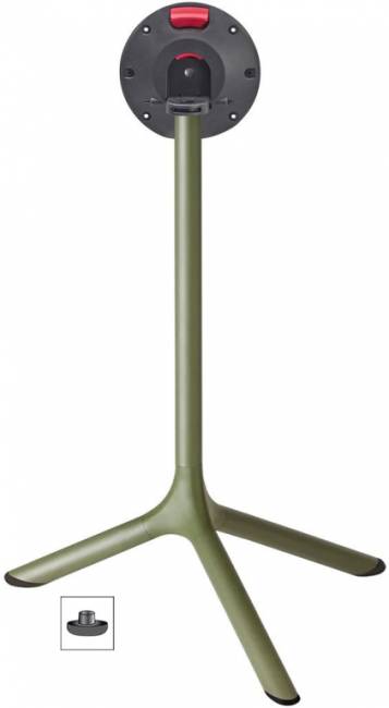 Стол ламинированный обеденный складной Tripe Folding оливковый, зернистый 640х640х740 мм Стол ламинированный обеденный складной Tripe Folding оливковый, зернистый 640х640х740 мм