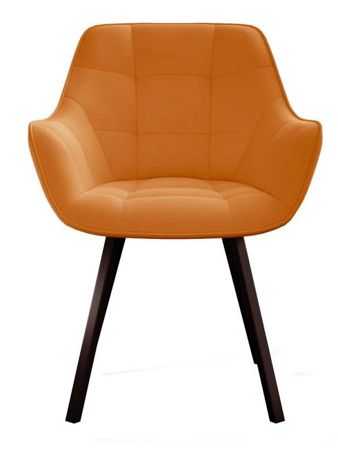 Стул DikLine 252 М поворотный, B17 TERRACOTTA, ножки черные