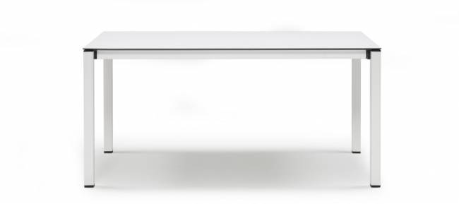Стол ламинированный раздвижной Pranzo Extendable белый 1600-2100х890х750 мм
