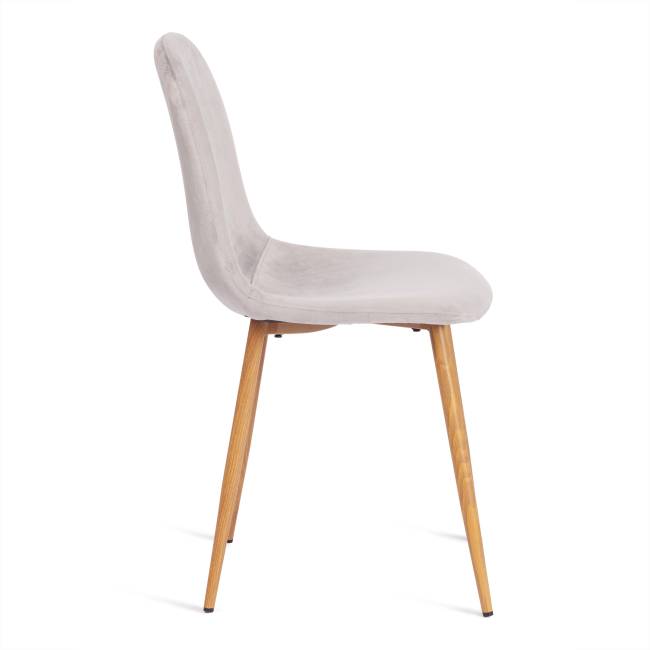 Стул Бриз/Breeze (мод.4724)/1 шт. в упаковке велюр/металл, 44х53х87см, светло-серый (HLR14)/натуральный светло-серый Велюр/металл Стул Бриз/Breeze (мод.4724)/1 шт. в упаковке велюр/металл, 44х53х87см, светло-серый (HLR14)/натуральный светло-серый Велюр/металл