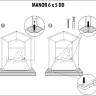 Сарай "Манор 6х5 TWF" (размеры 175 x 145 см) (два окна на фасаде)