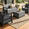 Комплект мебели Сканди (Scandi Linea 2 Seater Set) графит