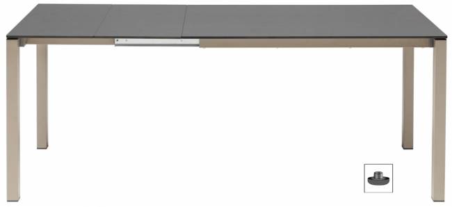 Стол ламинированный раздвижной Pranzo Extendable тортора, антрацит 1200-1600-2000х790х750 мм Стол ламинированный раздвижной Pranzo Extendable тортора, антрацит 1200-1600-2000х790х750 мм