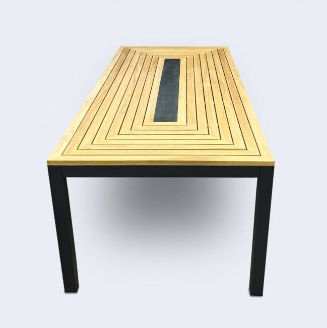 Стол обеденный ЭГМОНТ из тика 220x100