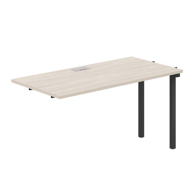 SG.265.OL.44.AN / Секция рабочей станции s-b-s 1400х700х750 / профиль: 40х40 антрацит; столешница:  дуб светлый