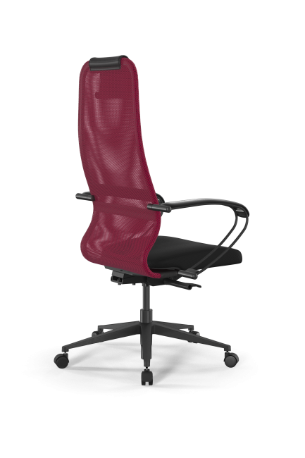 Кресло SynchroSit 8 B1-8K - X1+UMF(X1) /Uh00/Wh00/K1bL(M24.B11.G19.W02), красный-черный