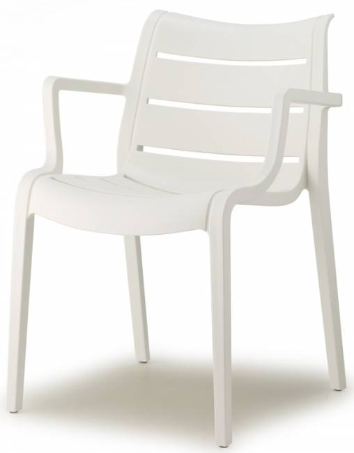 Кресло пластиковое Sunset лен 610х590х820 мм