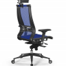 Кресло Samurai L2-16D - TS+Infinity /Kb09/Nb09/D04P/H2cL-3D(M06.B11.G21.W04), синий-черный