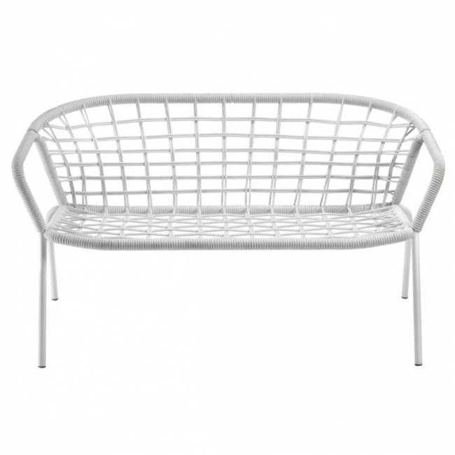Скамейка плетеная Sanela 1240х565х670 мм