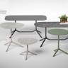 Подстолье металлическое двойное складное Tripe Double Folding тортора 1140х540х730 мм Подстолье металлическое двойное складное Tripe Double Folding тортора 1140х540х730 мм