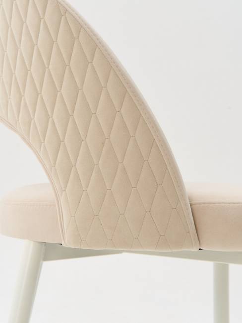 Стул Dominic Beige Romb / White