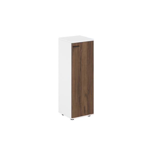 SG.804.WH.DM.R / Шкаф средний 400х400х1200, 1 дв., з.ст HDF, правый / корпус: белый; фасады: дуб модена