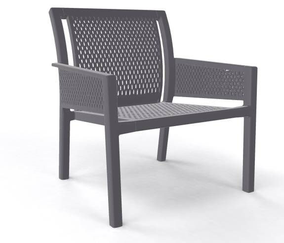 Кресло пластиковое Grand Minush 725х655х795 мм