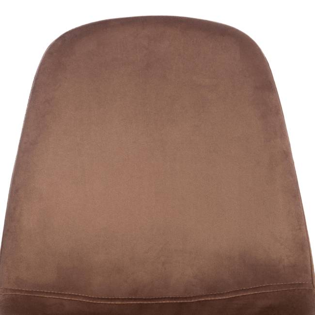 Стул Бриз/Breeze (мод.4724)/1 шт. в упаковке велюр/металл, 44х53х87см, коричневый (HLR11)/орех коричневый Велюр/металл Стул Бриз/Breeze (мод.4724)/1 шт. в упаковке велюр/металл, 44х53х87см, коричневый (HLR11)/орех коричневый Велюр/металл