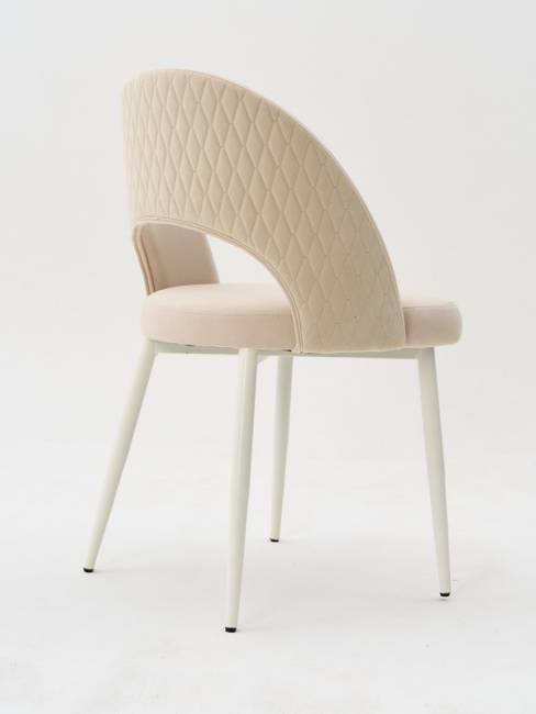 Стул Dominic ivory Romb / White
