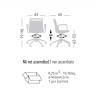 Кресло офисное пластиковое Akami T5RB 650х650х790-900 мм